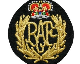 RAF Airman QC Cloth Cap Badge - British Army - Genuine Issue