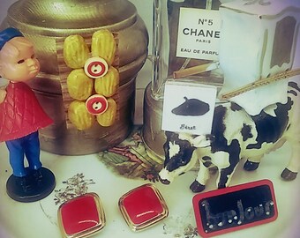 French vintage earrings