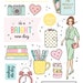 Printable PLANNER GIRL die cuts!-Digital File Instant Download- ephemera, pastels, collage, Bando, the Happy Planner, hand drawn