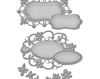 Spellbinders - Shapeabilities - Floral Tags Die