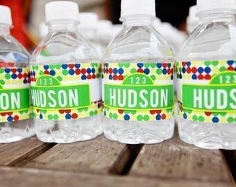 Sesame Street water bottle labels, Sesame Street birthday party printable, printable water bottle labels download, editable instant download