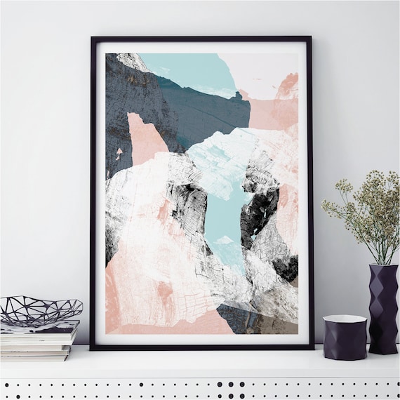 Abstract Wall Art Minimalist Prints Scandi Prints Fine Art