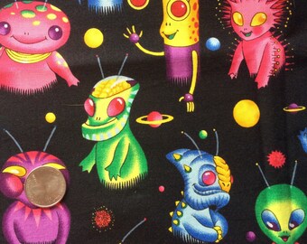 GALAXY GUYS Vintage Alexander Henry Novelty Fabric