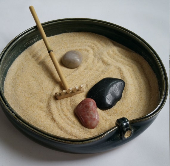 Zen Sand Garden Tabletop Meditation Garden Relaxation Sand