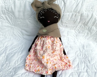 Ethnic Ragdoll - Baby Shower - Nursery Decor Girls - Collectible Doll - Gift for Her - Gift for Girls