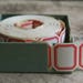Vintage Dennison Labels - Original Gummed Red Bordered Vintage Office Labels - 1 Dozen Gummed Dennison Office Supplies - Packaging Labels