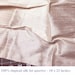 100% dupioni SILK Fabric Fat Quarter Palest ever SHELL PINK - fiber arts crazy quilting doll clothes fabric collage home decor