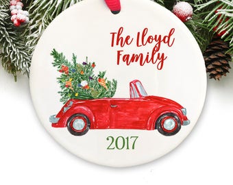 Personalized Christmas Ornament Personalized Keepsake Ornament Family Christmas Ornament GIFT BOX Included