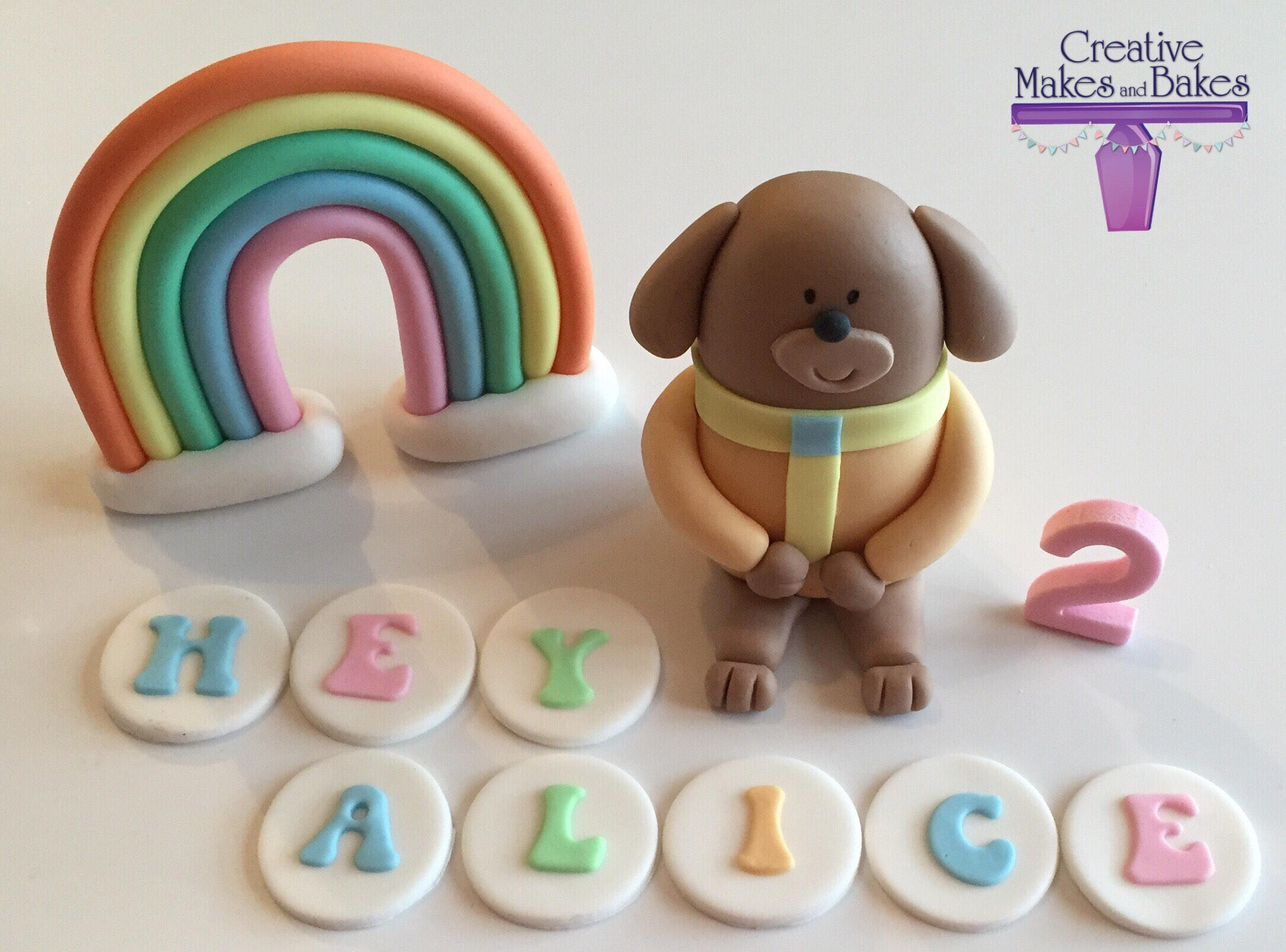 Hey Duggee Edible D Cake Topper Hey Duggee Edible D Cake Topper