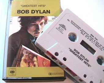 Bob Dylan 1970s CBS Music Audio Cassette Tape - Greatest Hits - Made in Holland - Rare Vintage - New