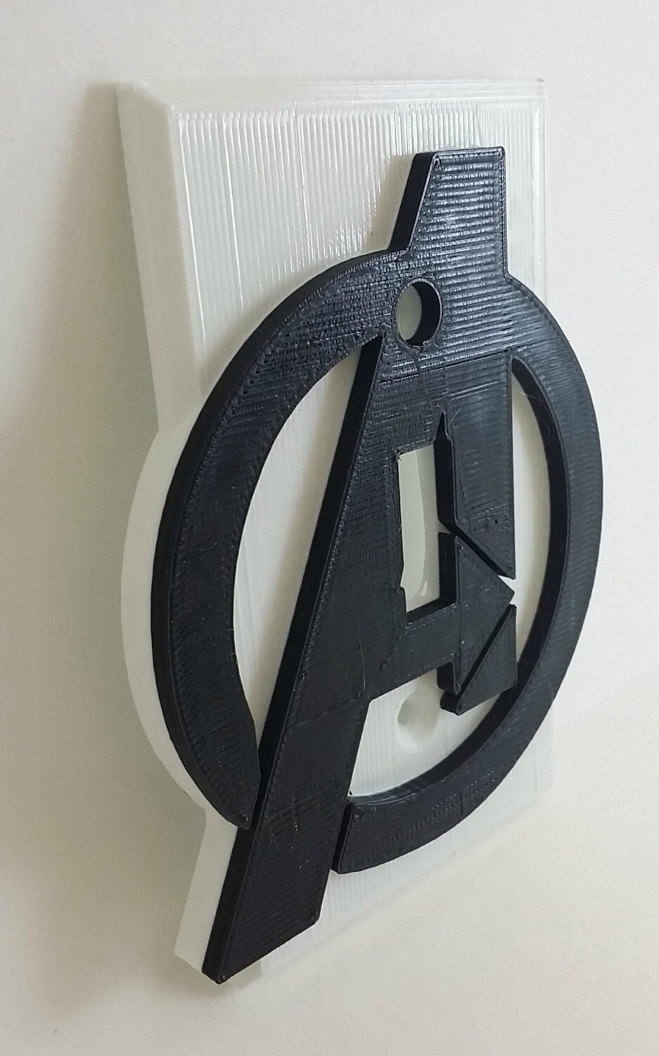 Avengers Logo 3D Light Switch Cover Complete Light Switch