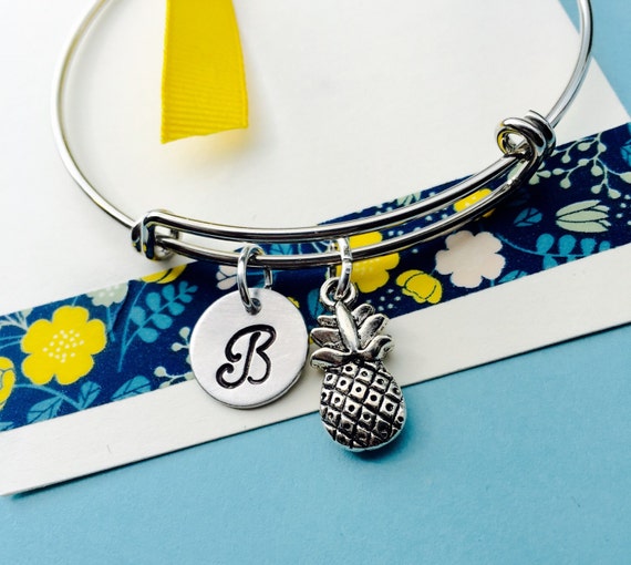 Pineapple Bracelet Pineapple Charm Bracelet Pineapple