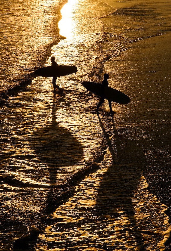 Reflected Surfers,surfing prints,beach photographs,limited edition prints,watersoorts