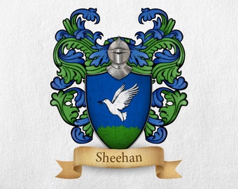 Sheehan Family Crest - Print