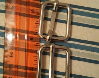 Metal triglides, 1inch triglides, silver triglides. purse hardware. bag hardware, 25mm opening triglides