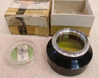 Vintage Nebro Black Cross Filter Mount and Lens Hood 31mm