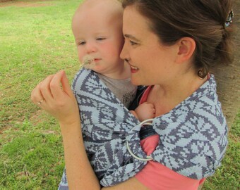 Wrap conversion, Baby Sling, Ring Sling Titan Jeans Tekhni WCRS Pleated Shoulder - DVD included Repreve blend, baby or toddler