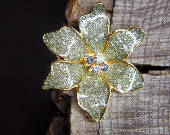 Tropical Orchid Brooch #5447