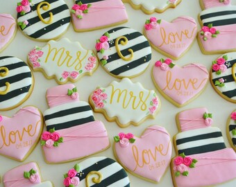 Bridal Shower Cookies, Kate Spade