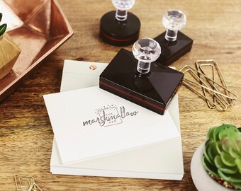 Self inking business stamp - Custom logo stamp - Self inking teacher stamp - Personalised business stamp - Self inking custom stamp