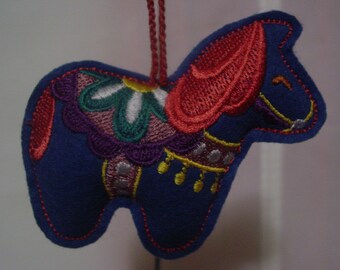 Scandinavian Horse Ornament