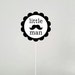 Little Man Cake Topper Lil Man Cake Topper Mustache Cake
