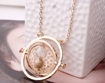 Harry Potter jewelry - time turner replica necklace - jewelry gift for fans - Harry Potter decorn ornament and art accessories