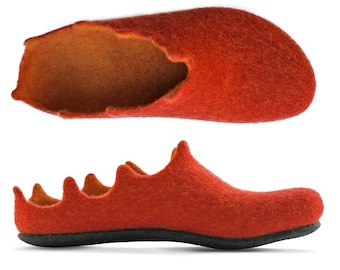 style felted slippers, present idea, shoes