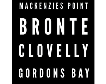 Tram Scroll / Bus Scroll - featuring Sydneys Eastern Beaches.