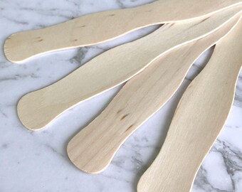 Wedding Fan Sticks, Wavy Fan Sticks, Paddle Fan Stick, Wooden Fan Handle, Unfinished Wood Fan Sticks, Blonde Birch Wood