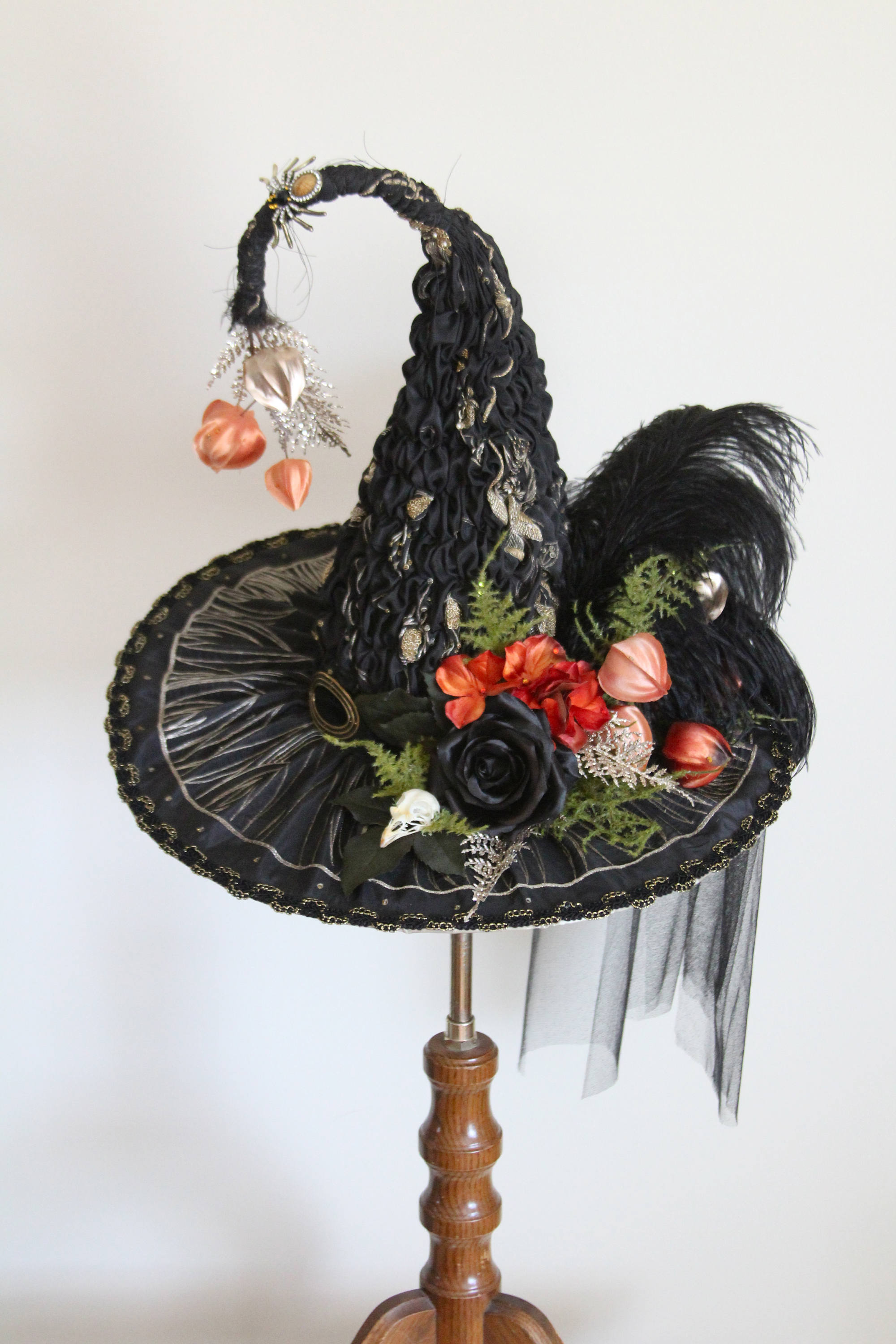 Exquisite Heirloom Victorian Witch Hat by Karen Steinkraus