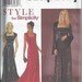 Simplicity 8839 Pattern to Make Long Gothic Dress, Sizes 8 - 18, Uncut
