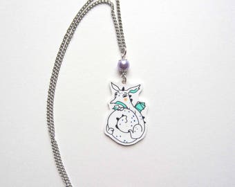 The young guardian dragon necklace