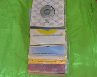Assortment of 20 - 45 Records from 1970's and1980's Mostly