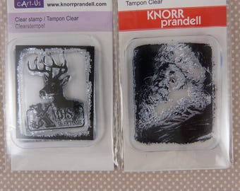 Assortment of small scrap clear stamps