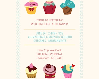 Intro to Lettering Workshop- Jonesboro, AR
