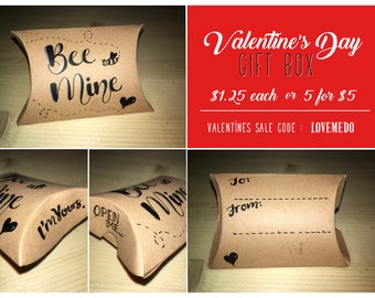 Valentines Gift Box 'Bee Mine'