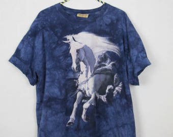 Reworked Vintage Horse Tye Dye Tee