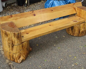 Rustic Pine Kids' Bench
