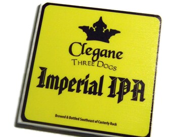 Clegane Coasters, Game of Thrones, Clegane Gift, House Clegane, Sandor Clegane, Ser Gregor Clegane,Rory McCann,The Hound, The Mountain