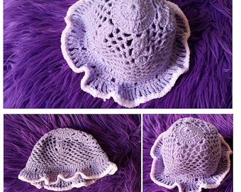 Baby crochet knitted hat