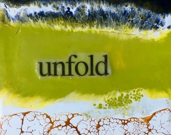 original encaustic painting-unfold