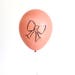 Bow Hand Lettered Balloons