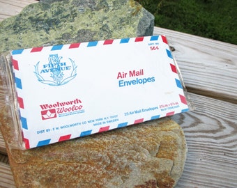Vintage Air Mail Correo Aereo Par Avion and Via Air Mail Envelopes