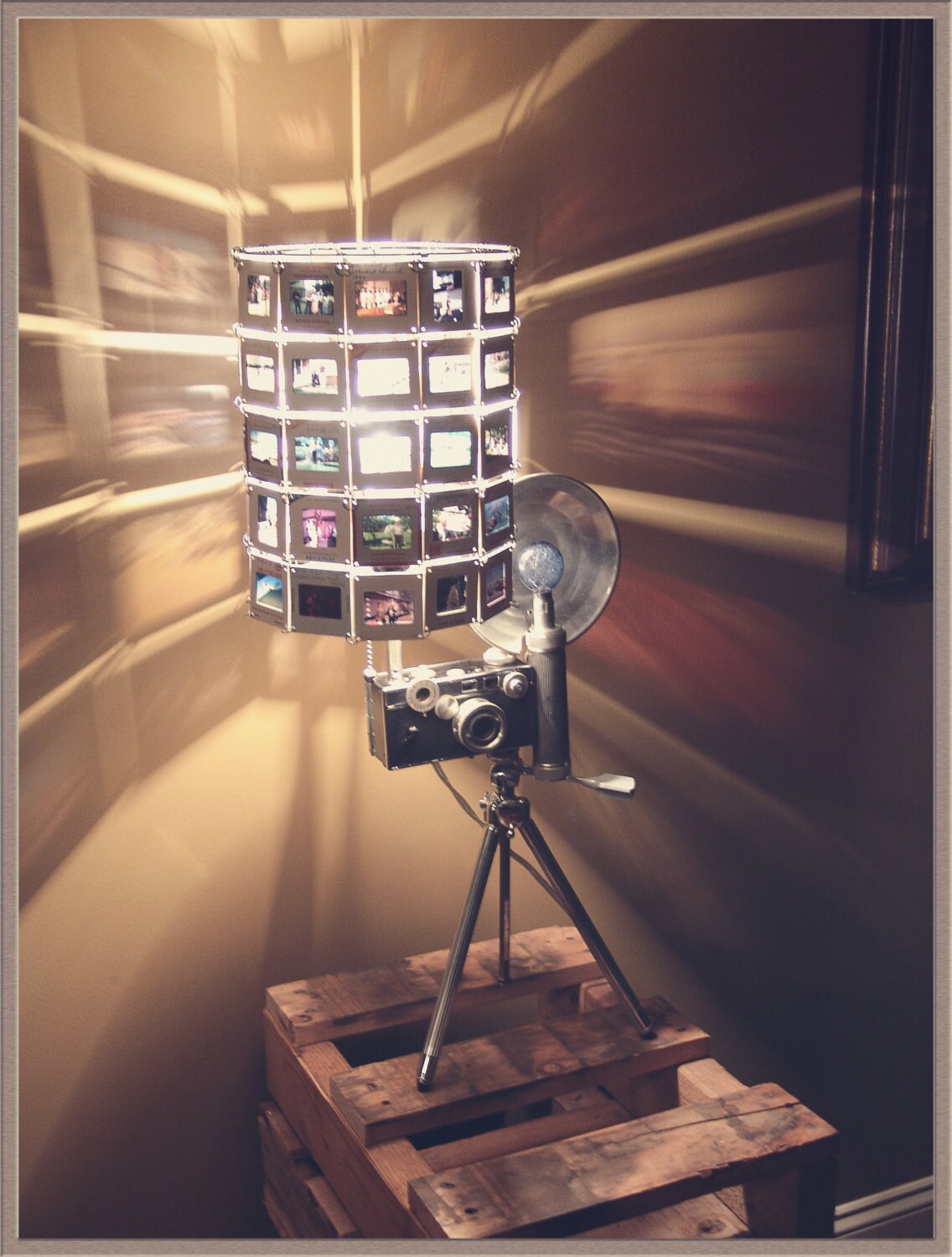 Camera Slide Lampvintagephotocreative lightingphotographer