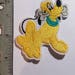 Disney Embroidered Iron On /Sew On Applique Patch - Pluto bone
