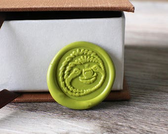 Sloth wax seal stamp kit, cute animal wax seal, wedding envelope seal,party wax seal stamp set