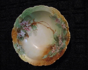 Gorgeous Hand Painted Berry Bowl-Austrian?