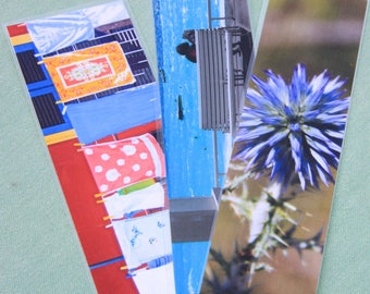 SET of 3 laminated bookmarks