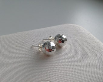 Sterling Silver 925 Earrings, Ball Silver Post Earrings, Silver Studs, Ball Earrings, Hammered Earrings, Hammered Ball Earrings, Hill Tribe